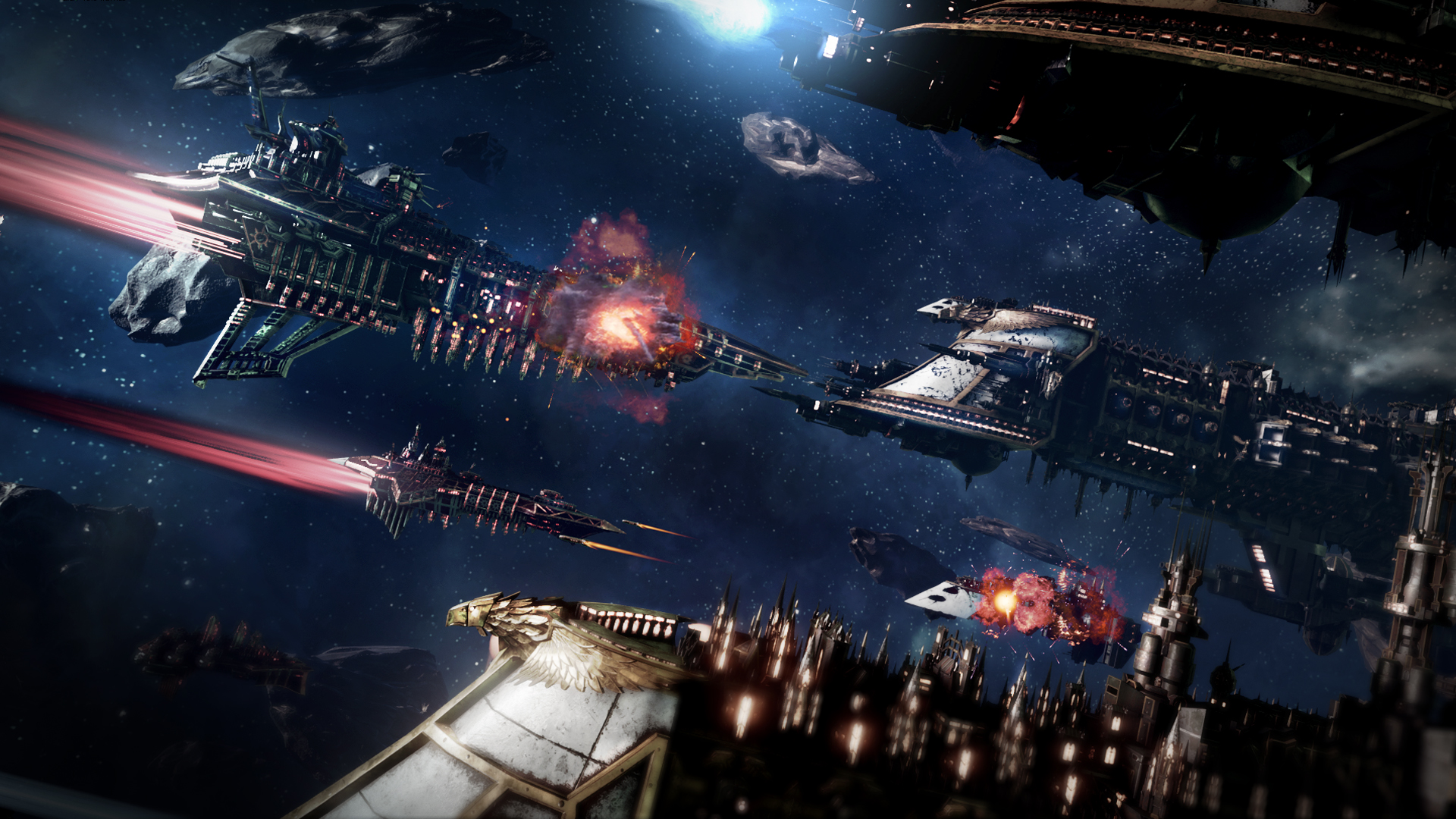 Battlefleet Gothic: Armada, the game of Warhammer space battles