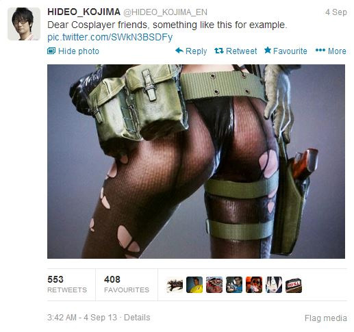 Kojima's Tweet