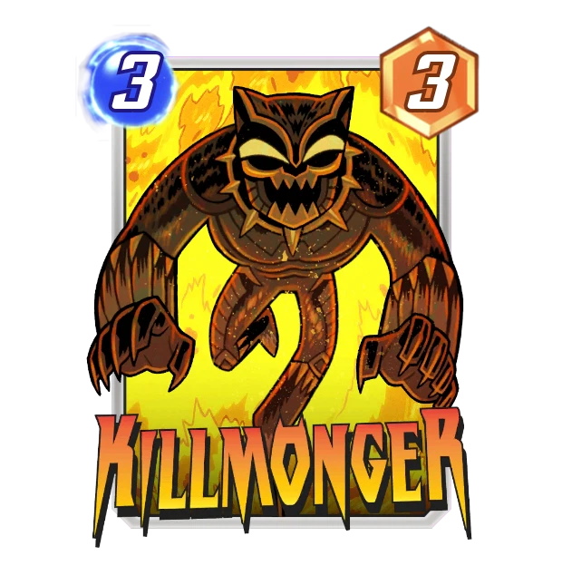 Killmonger card from Marvel Snap