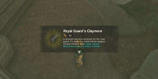 Royal Guard's Claymore _ The Legend of Zelda _ TOTK