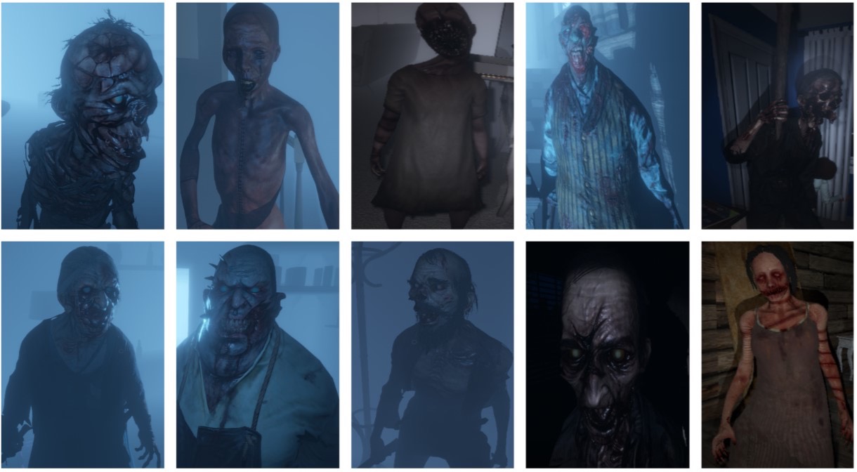 Some of the ghosts you can encounter