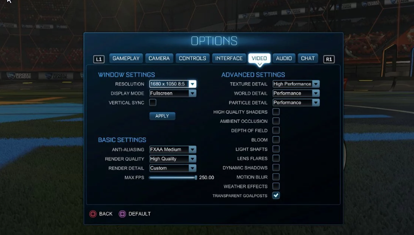 25 Best Rocket League Settings That Give You An Advantage | GAMERS DECIDE