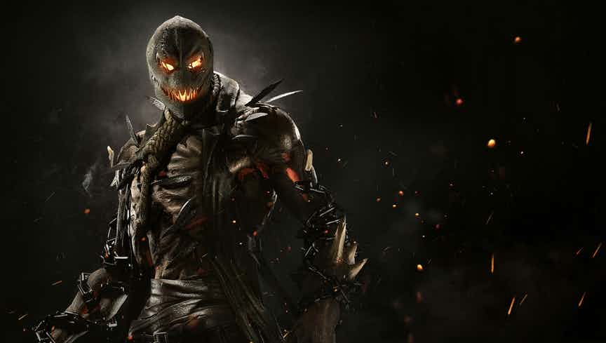 Scarecrow, one of the new villains added to Injustice 2. 