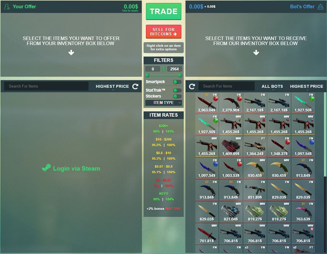 The Top 5 Best CSGO Skin Trading Sites GAMERS DECIDE