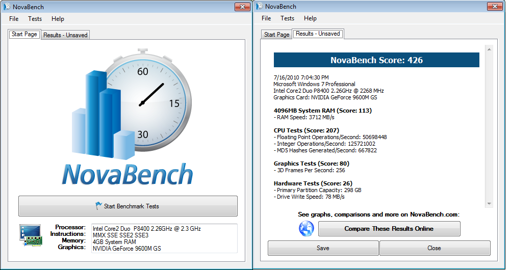 complete computer benchmark