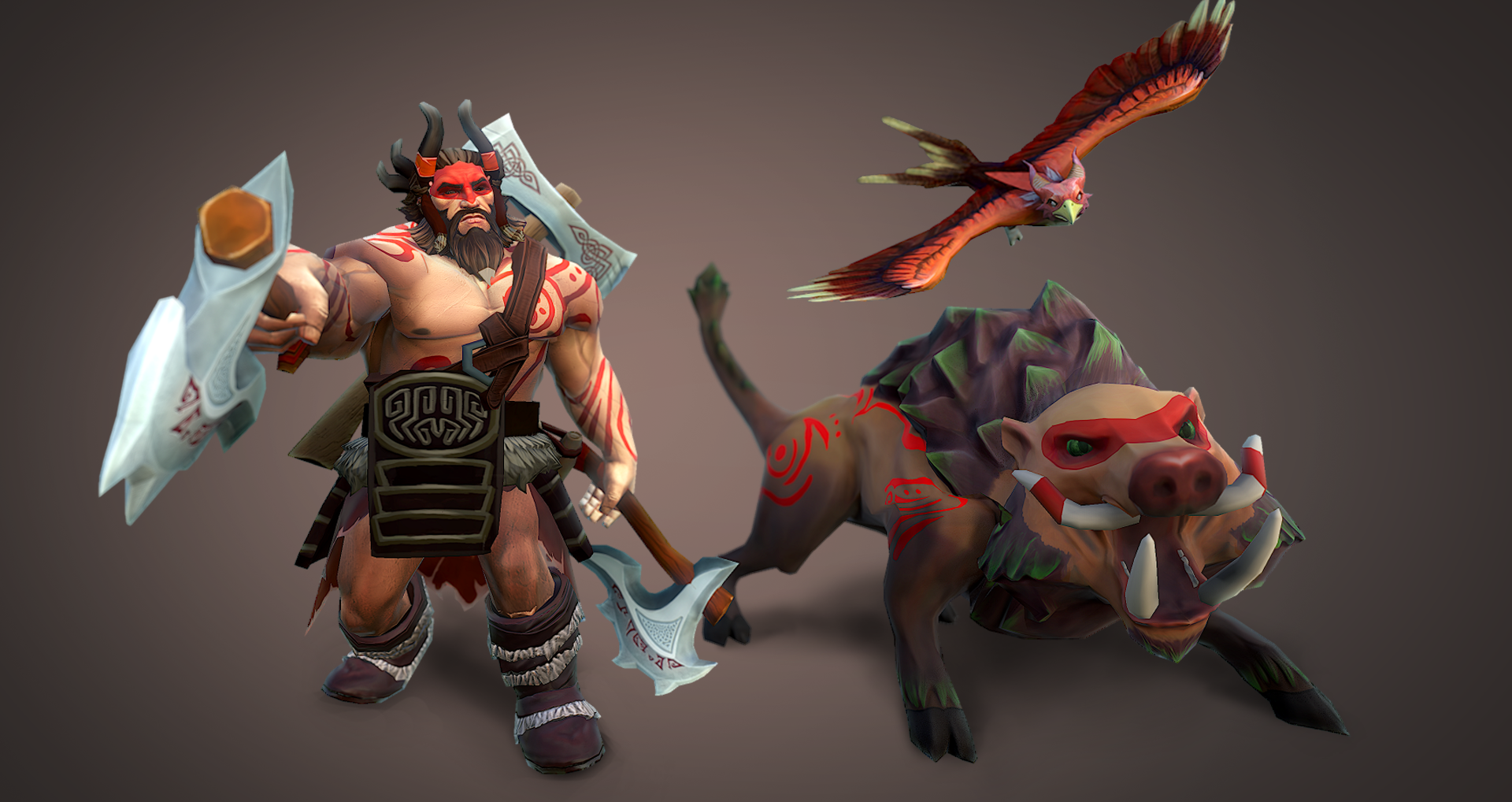 Beastmaster and his pets