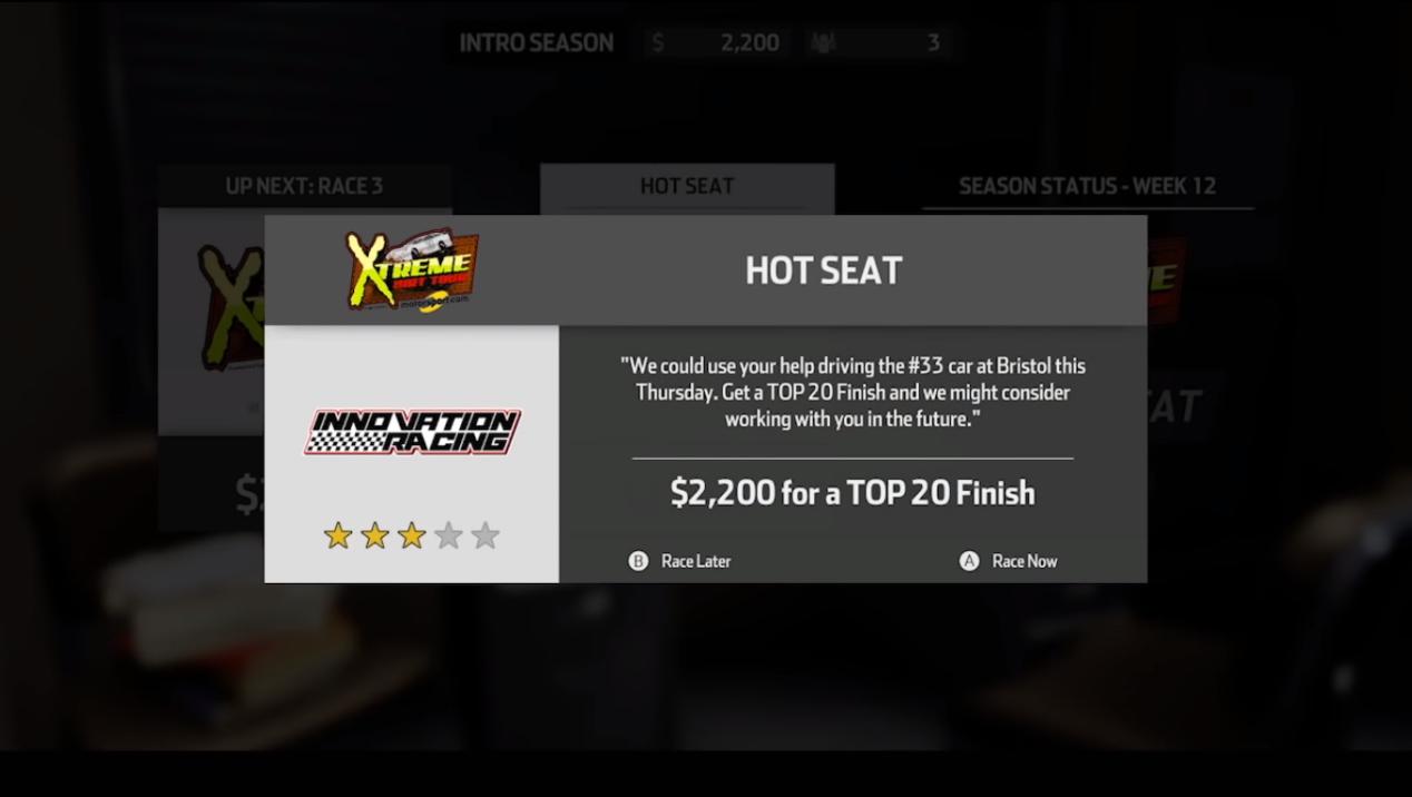 You have to meet the goals in the Hot Seat Challenges!
