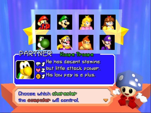 mario party 3 rom settings