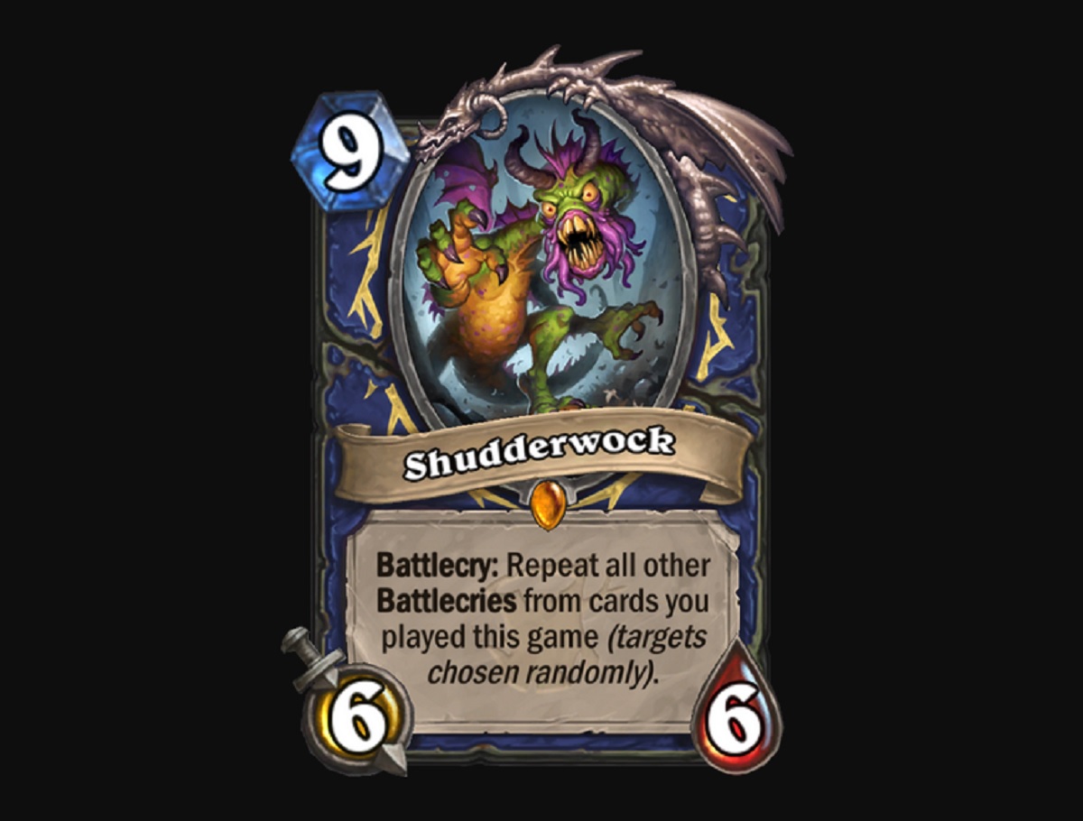 Beware the Shudderwock, my son. We're fresh out of vorpal daggers.