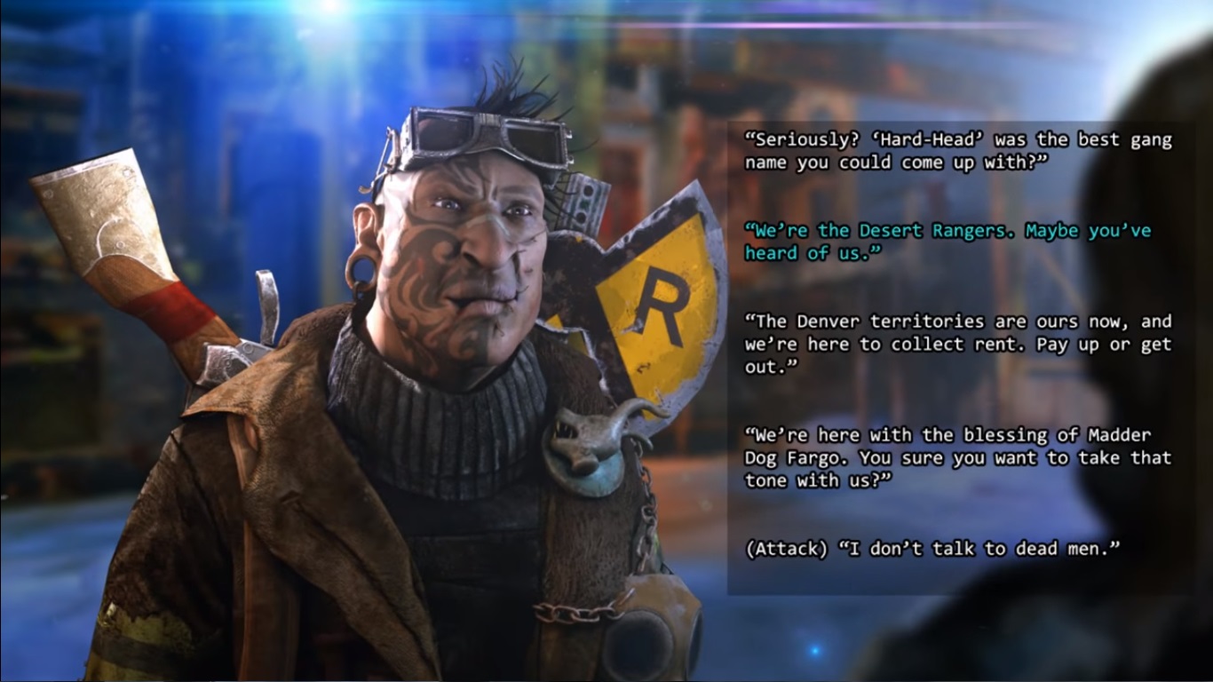 Dialogue in Wasteland 3