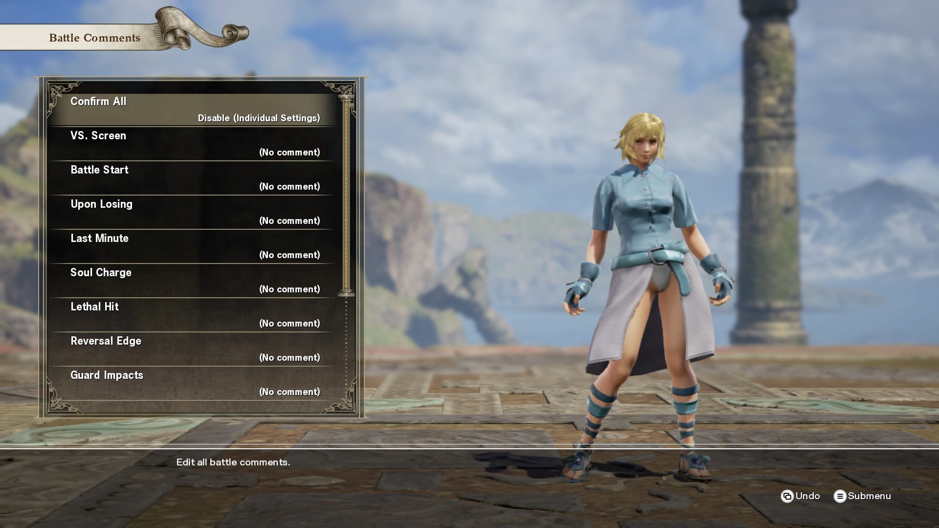 soul calibur 5 custom character formulas