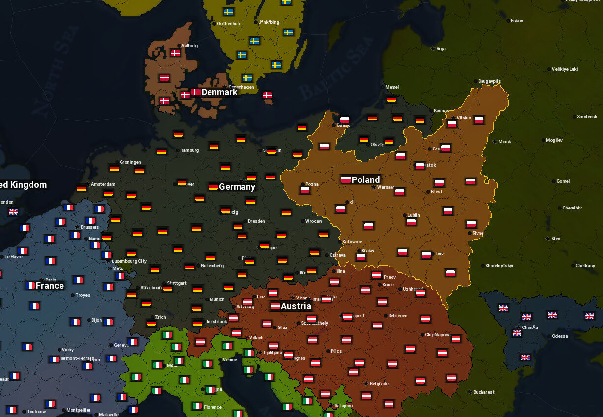 A closer look at Europe in Age of Civilizations II