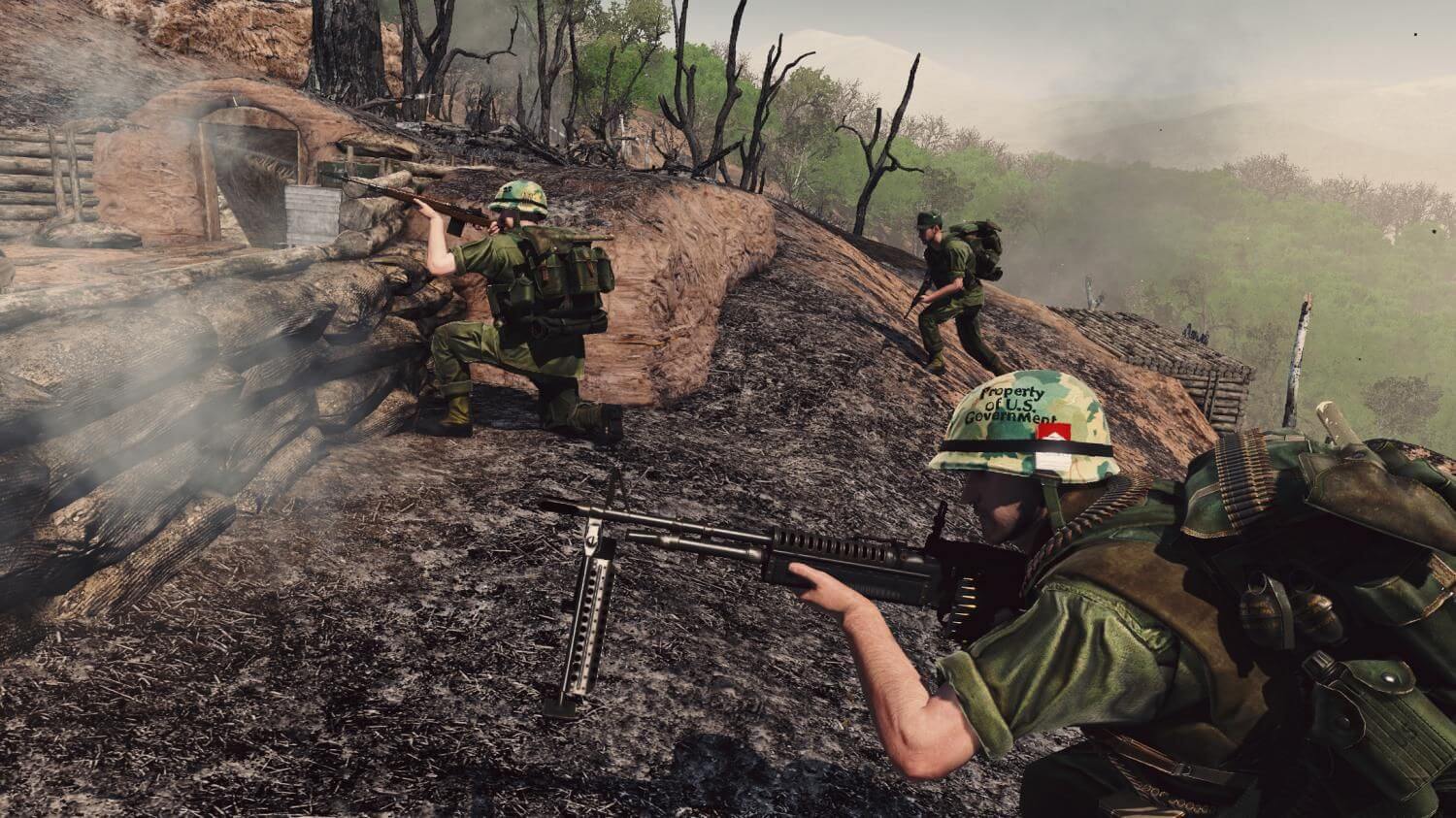 Fighting for a hill in Rising Storm 2 Vietnam