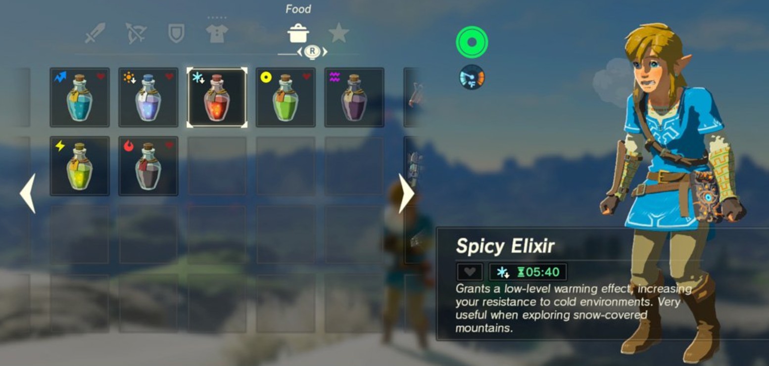 breath of the wild maximum temporary hearts recipe