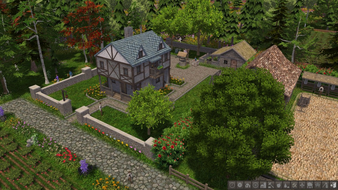 Stunning modded home and garden in Banished CC