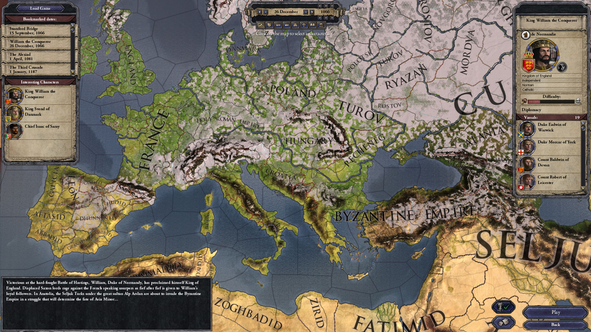 King of Kings: Several historical figures vie for these lands in CK2.
