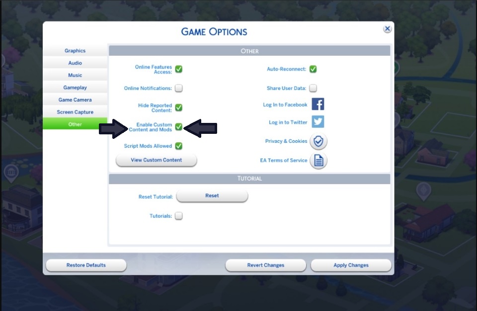 command center shows as custom mod not script sims 4