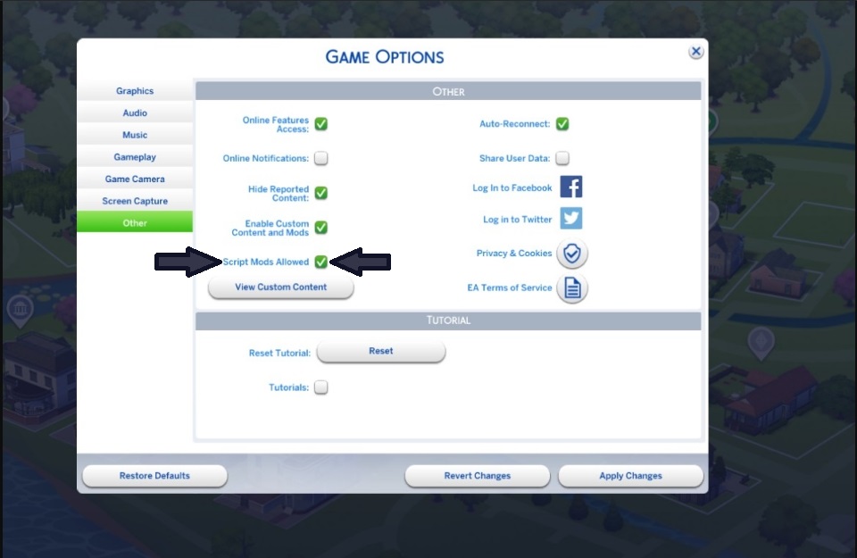 sims 4 script mods have been disabled