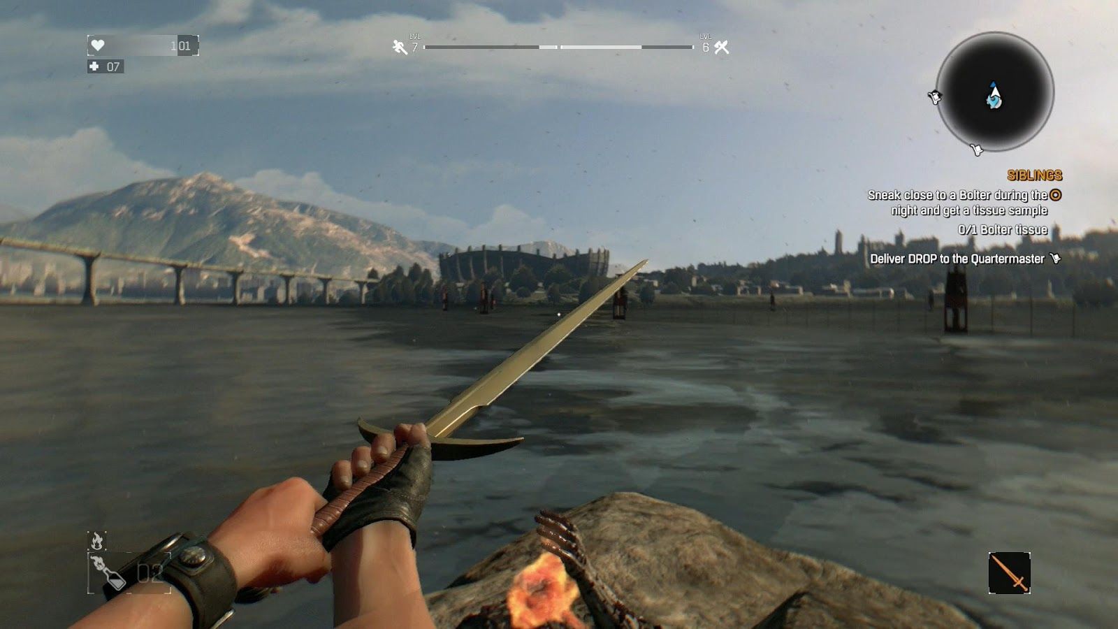 dying light best weapon for ground pound