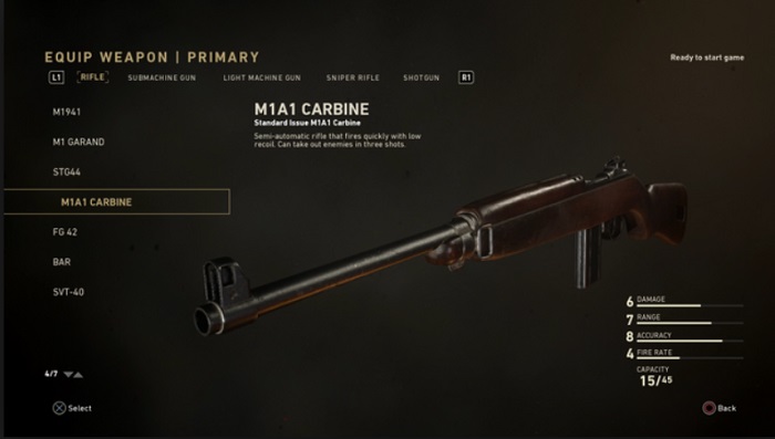 Top 5 CoD WWII Best Weapon, Best Gun for Reliability, M1A1