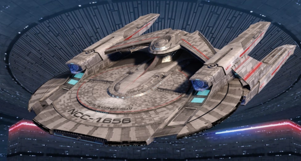 star trek online largest federation ship