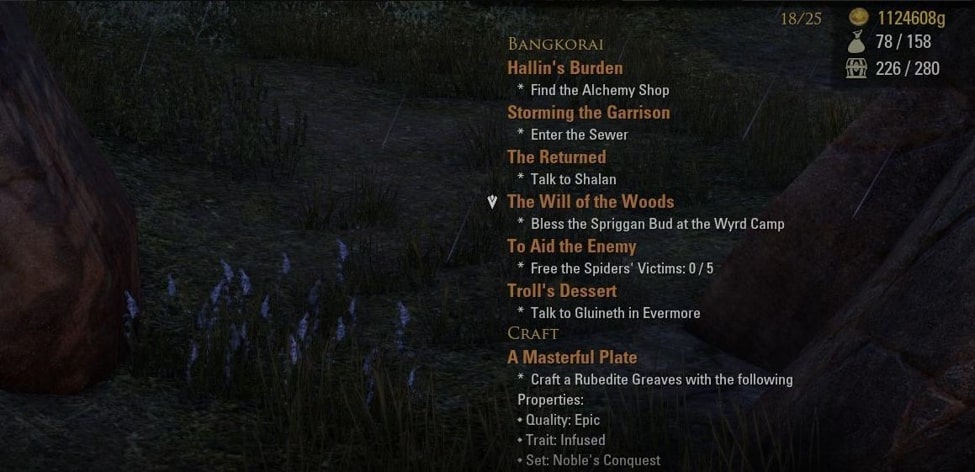 eso dlc quest rewards