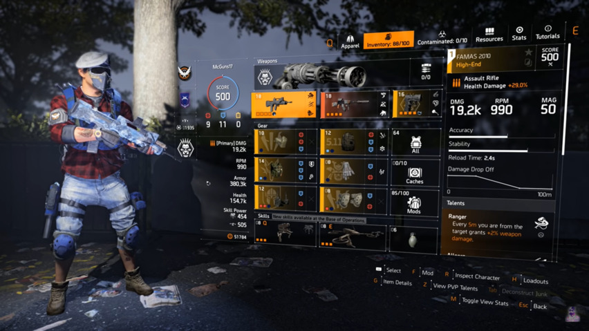 the division 2 build