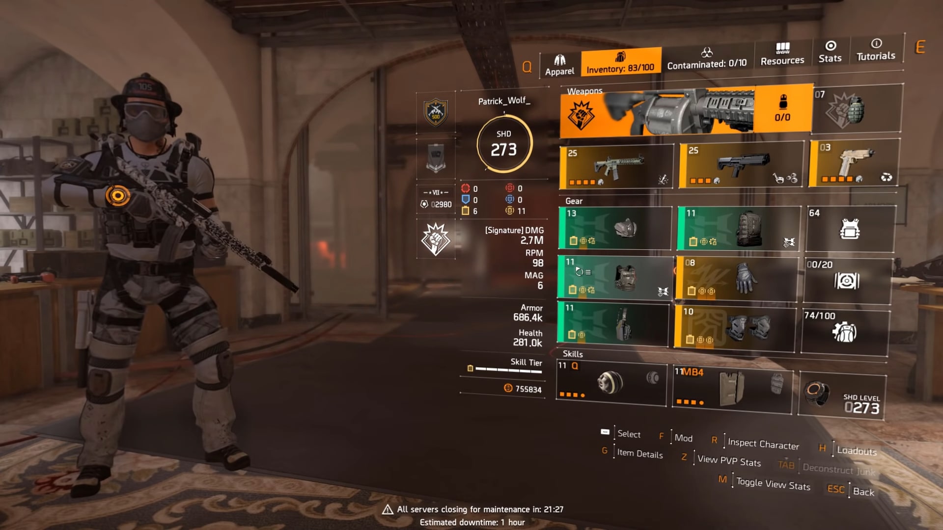 the division 2 gear sets