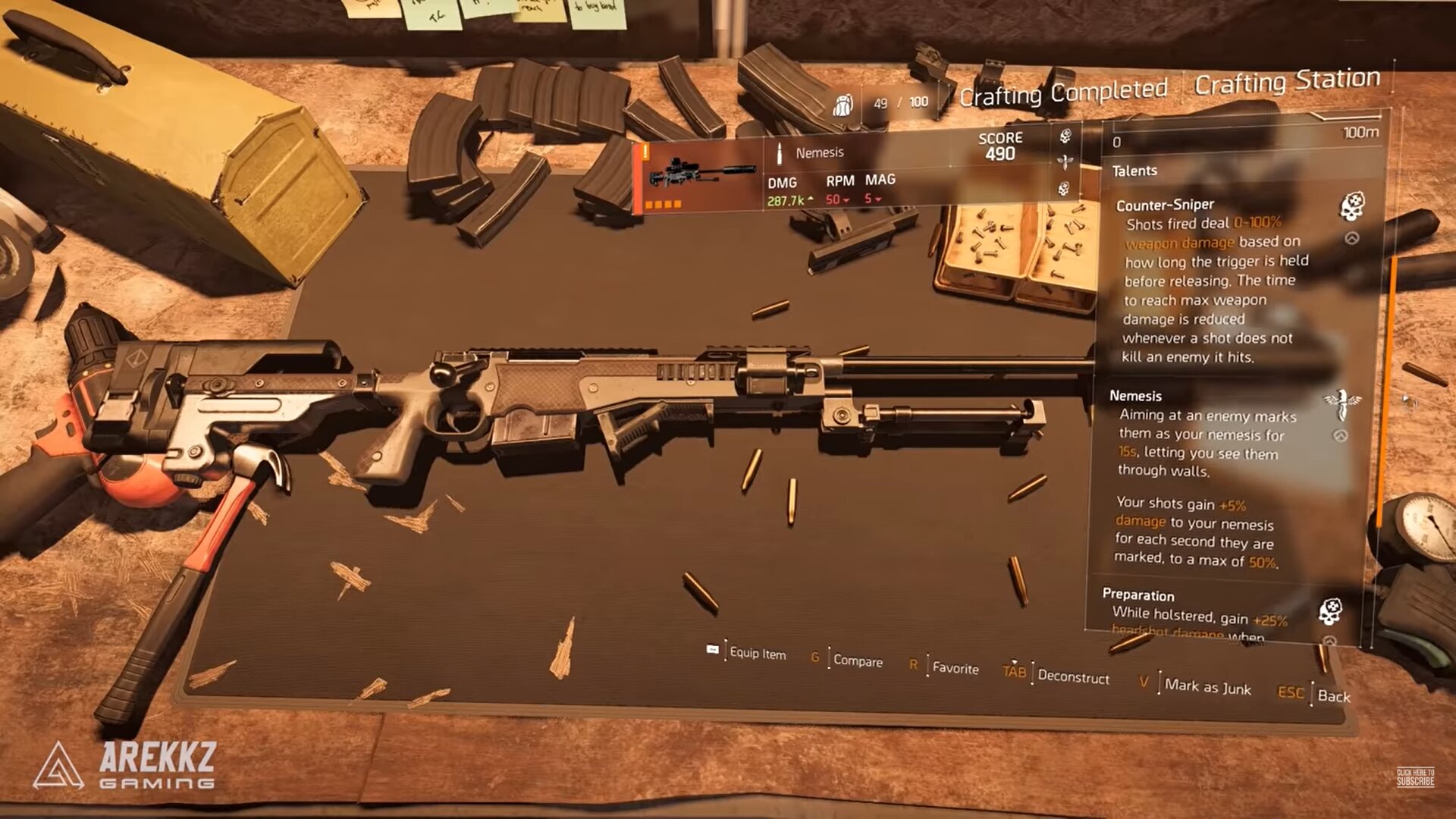 the division 2 weapons