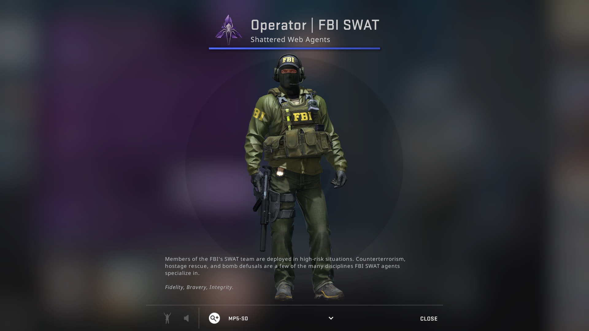 Cs Go Fbi Card