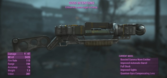 fallout 4 best automatic rifle