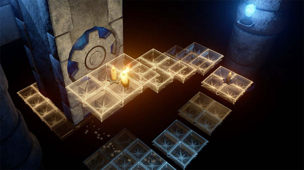 Explore engaging environments and solve puzzles that make use of your light 