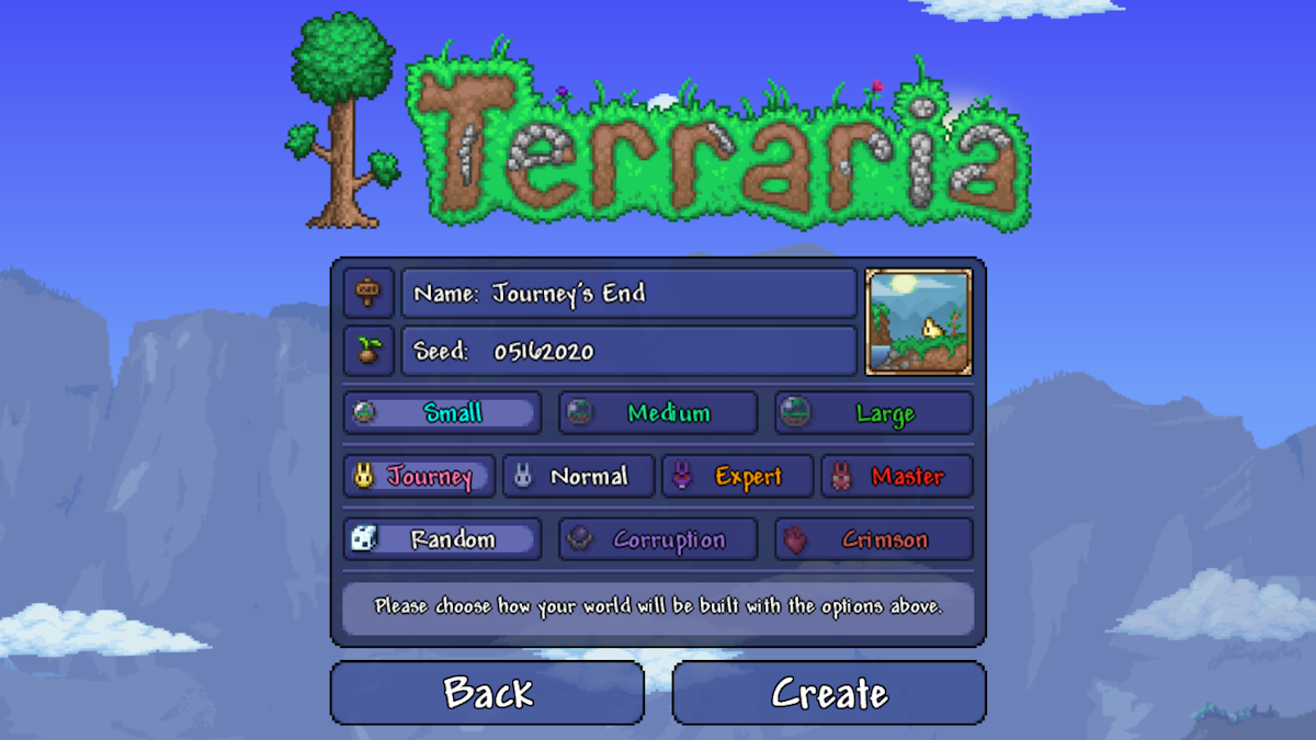journey end terraria