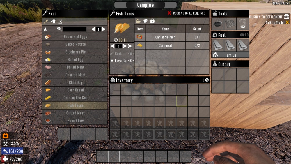 7 days to die console commands cooking pot