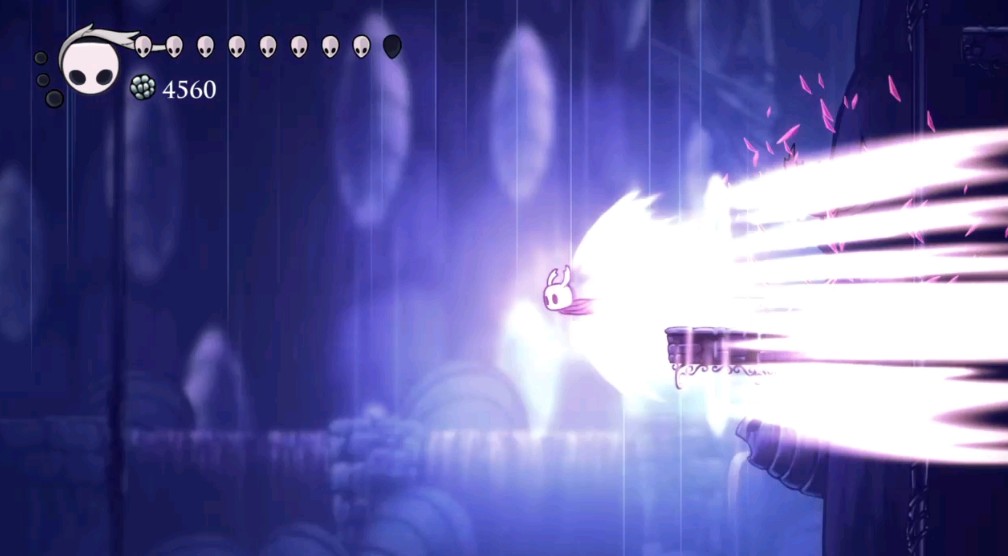 stopping crystal dash hollow knight