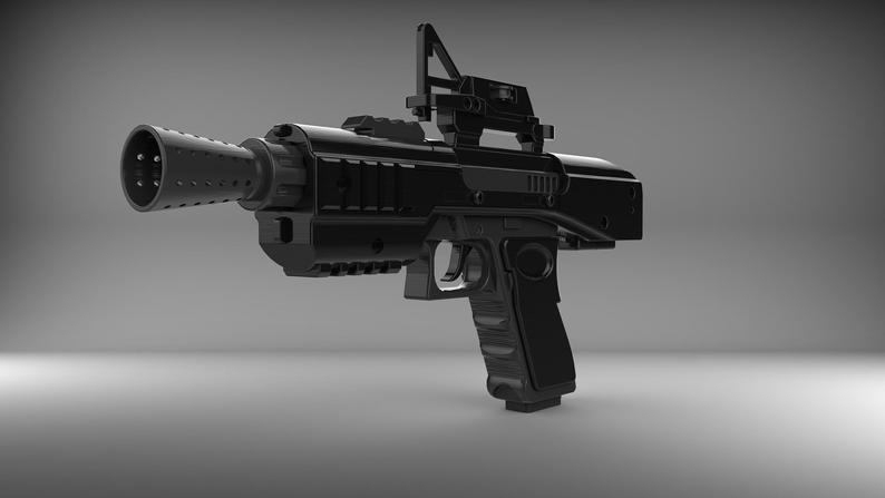 3D Printable SE-44C from Starwars and Starwars Battlefront 2 by Saxon  Fullwood