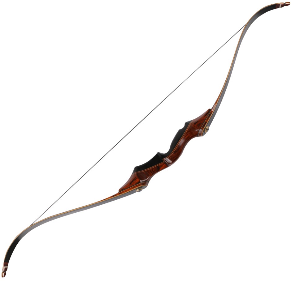 Think of a bow about as long as a man is tall. This is why they are called longbows.