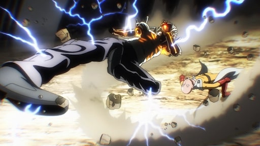 Genos first attack in the fight