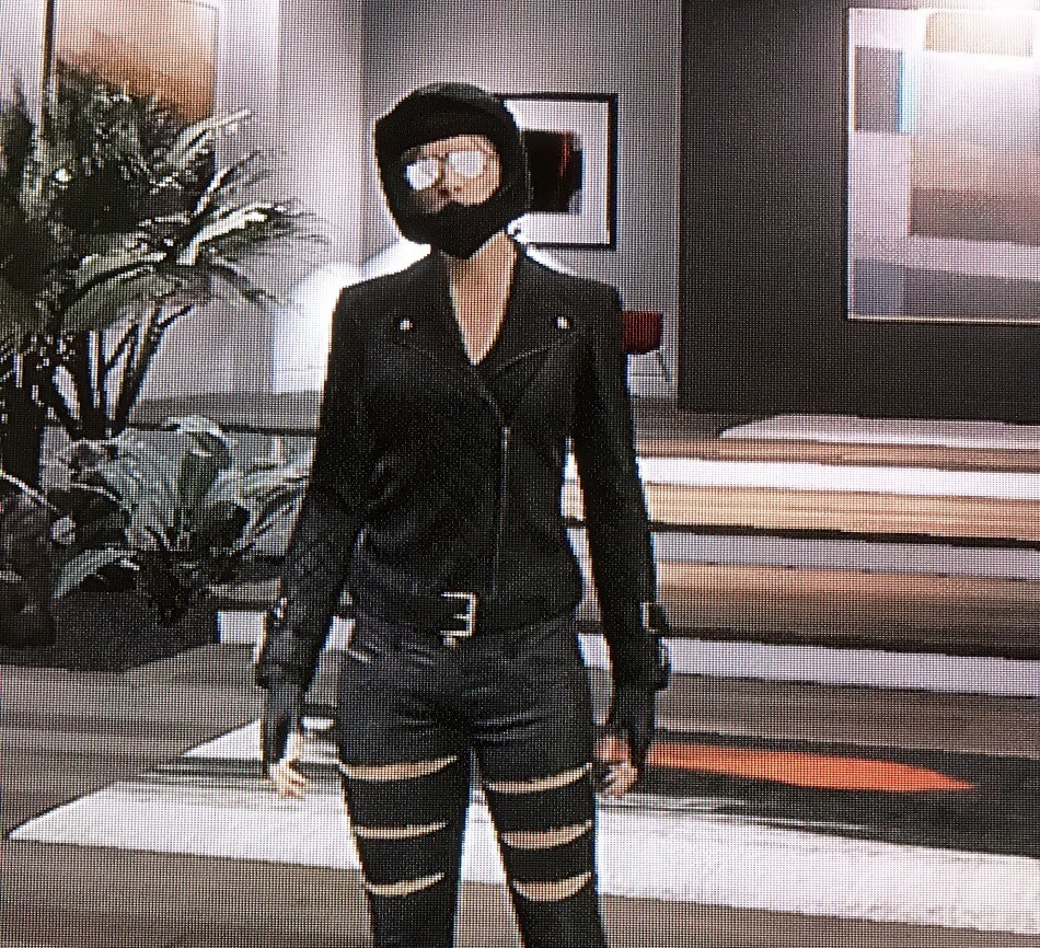 biker chick outfit