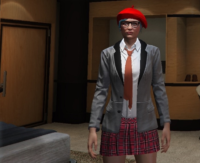 Green skirt outfit outlet gta online