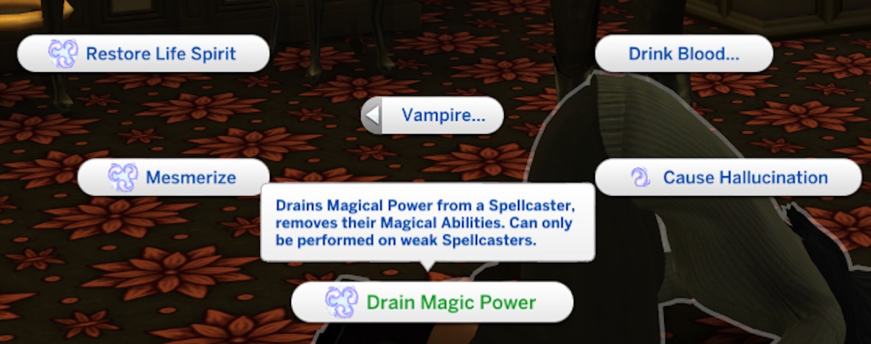 sims 4 vampire dark meditation mod