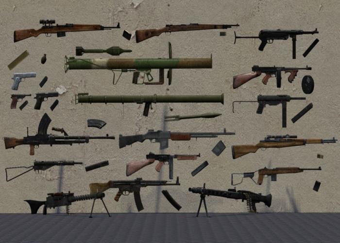 how to pick up guns in gmod