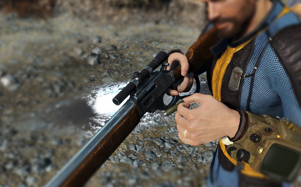 fallout 4 lever action rifle reload fix