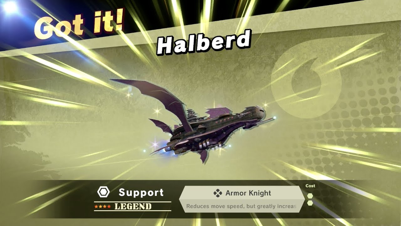 The halberd flies to your aid