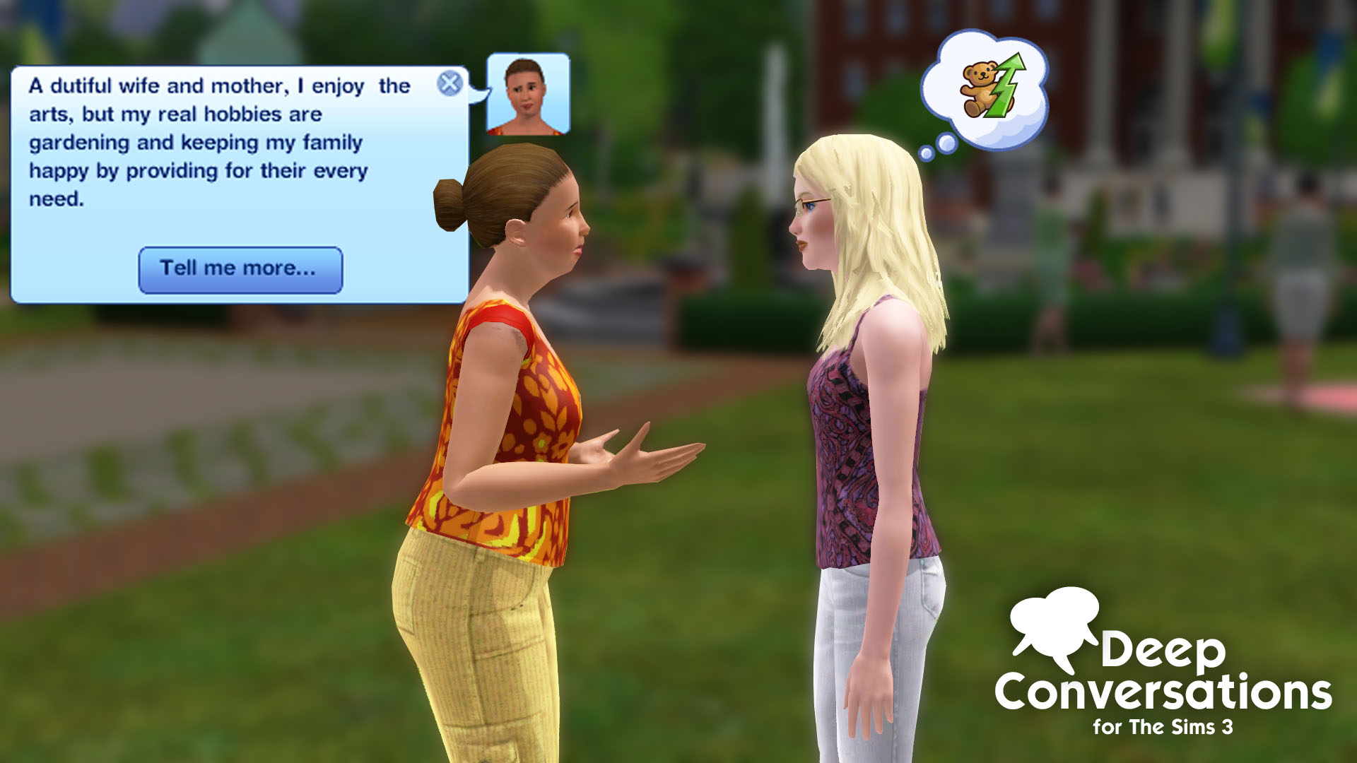 the sims 3 conversation