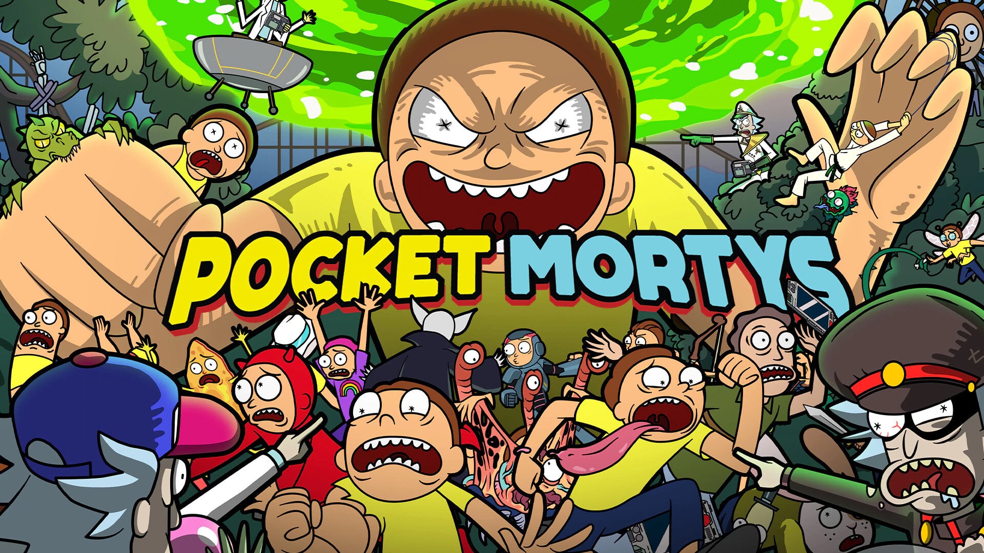 Cover art for Pocket Mortys.