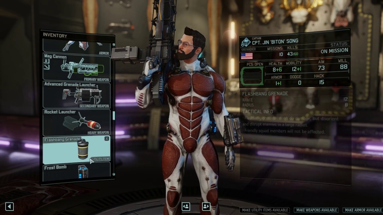 Xcom 2 Outfits, The arms are located in it's respective category