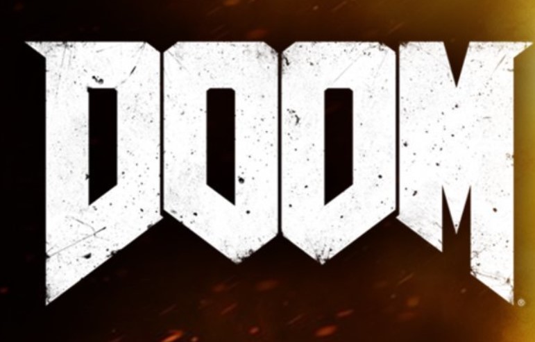 Text reading "DOOM"