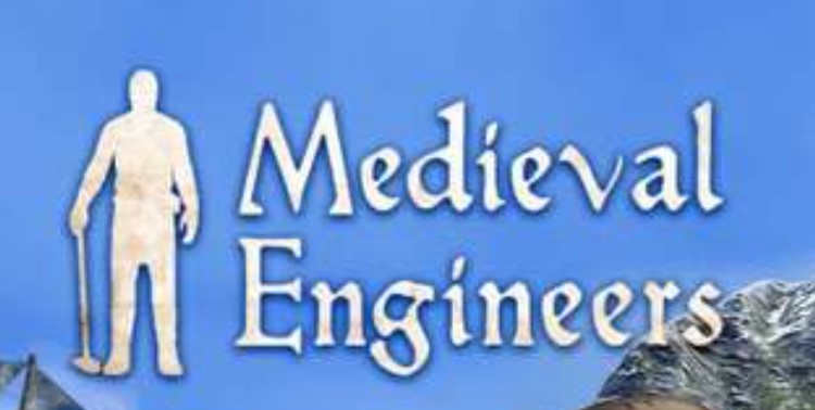 Outline of an engineer with text reading "Medieval Engineers"