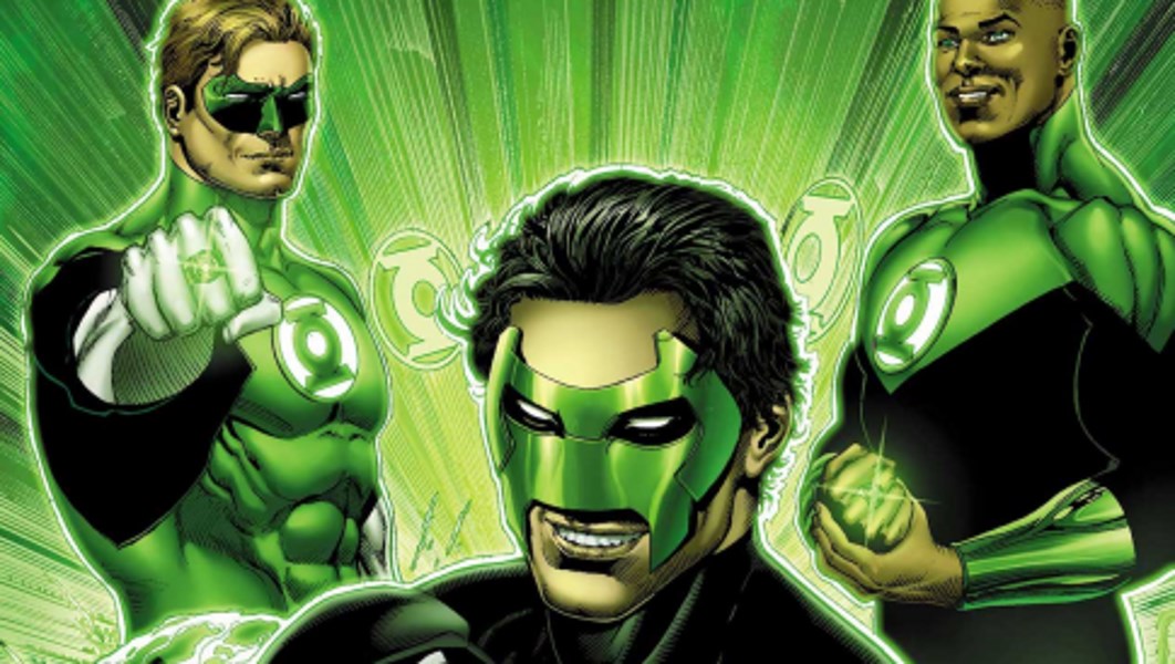 How did the worst Green Lantern end up in the front of this picture?